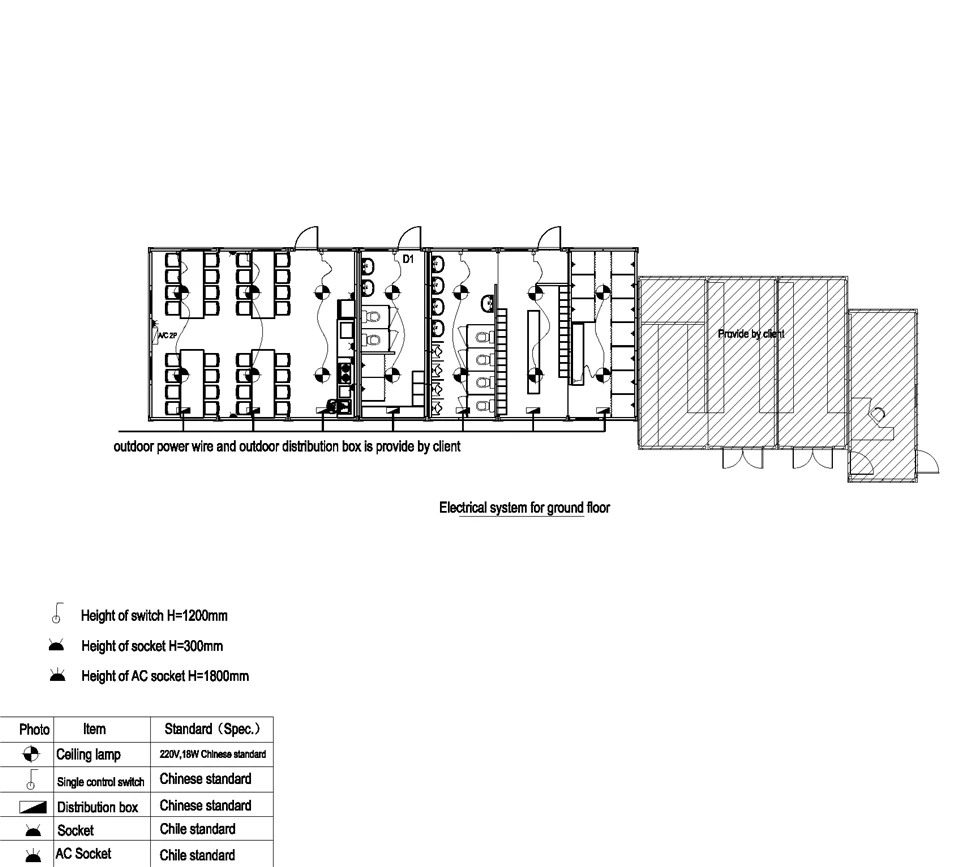 CBC Flatpack Container Temporary Office For Chile PTC Company best