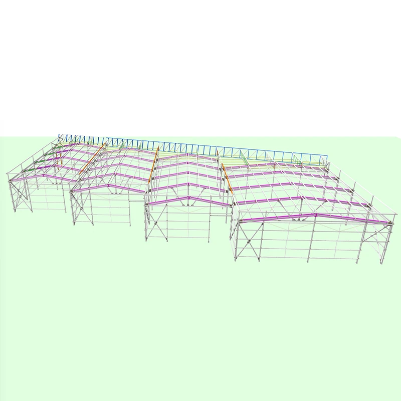 Structural Design For 75m×75m×9m Steel Warehouse (Port Moresby, PNG) factory